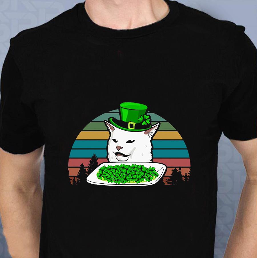 cat st patrick's day shirt