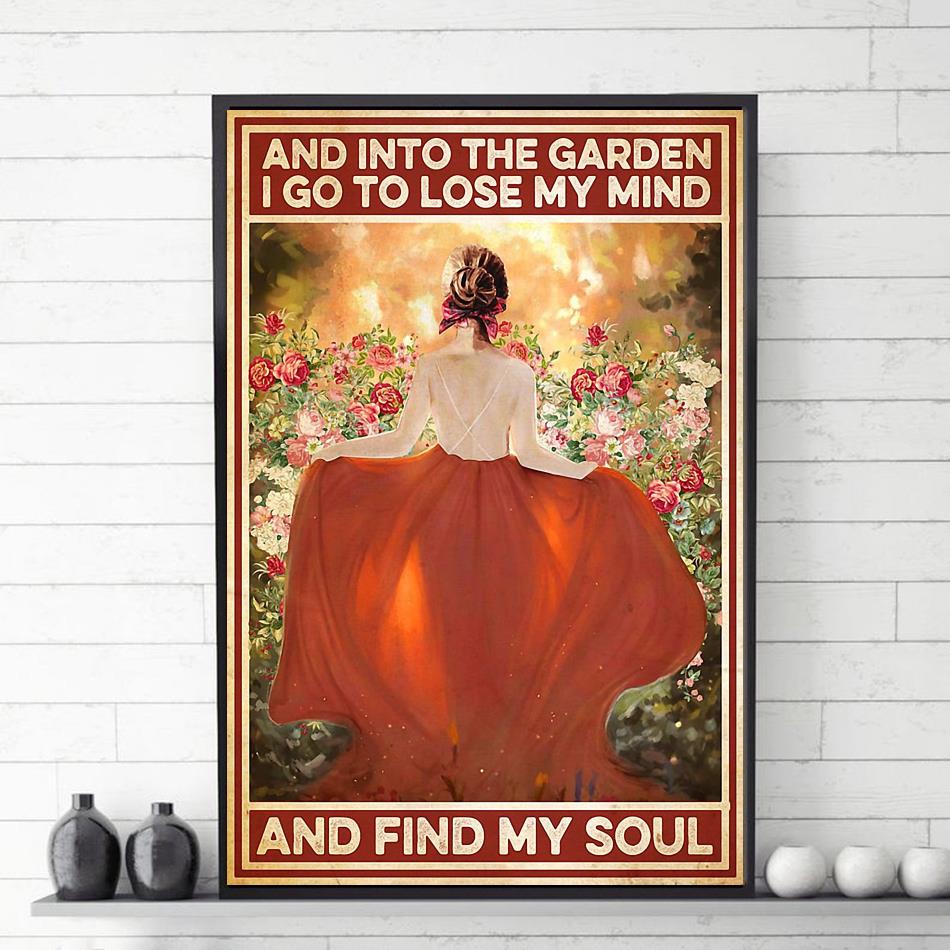 TRITXIY Poster Vertical En Métal Avec Tête De Champignon « Girl