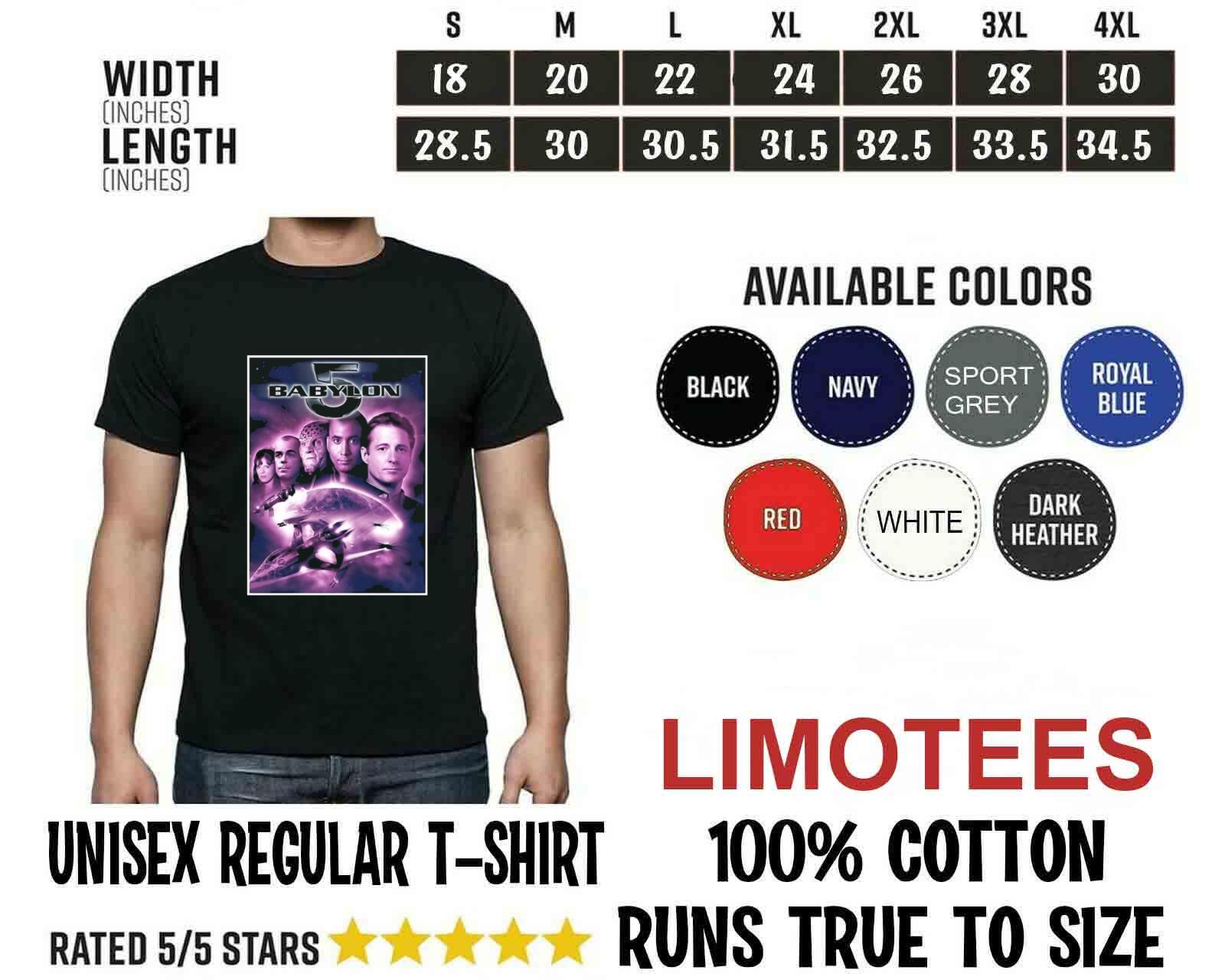 BABYLON 5 sci fi cult tv retro T Shirt all sizes 