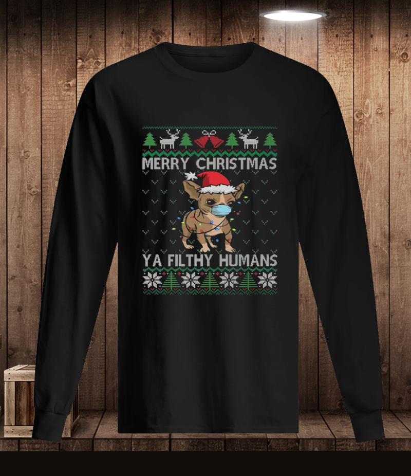 Chihuahua christmas shop t shirt