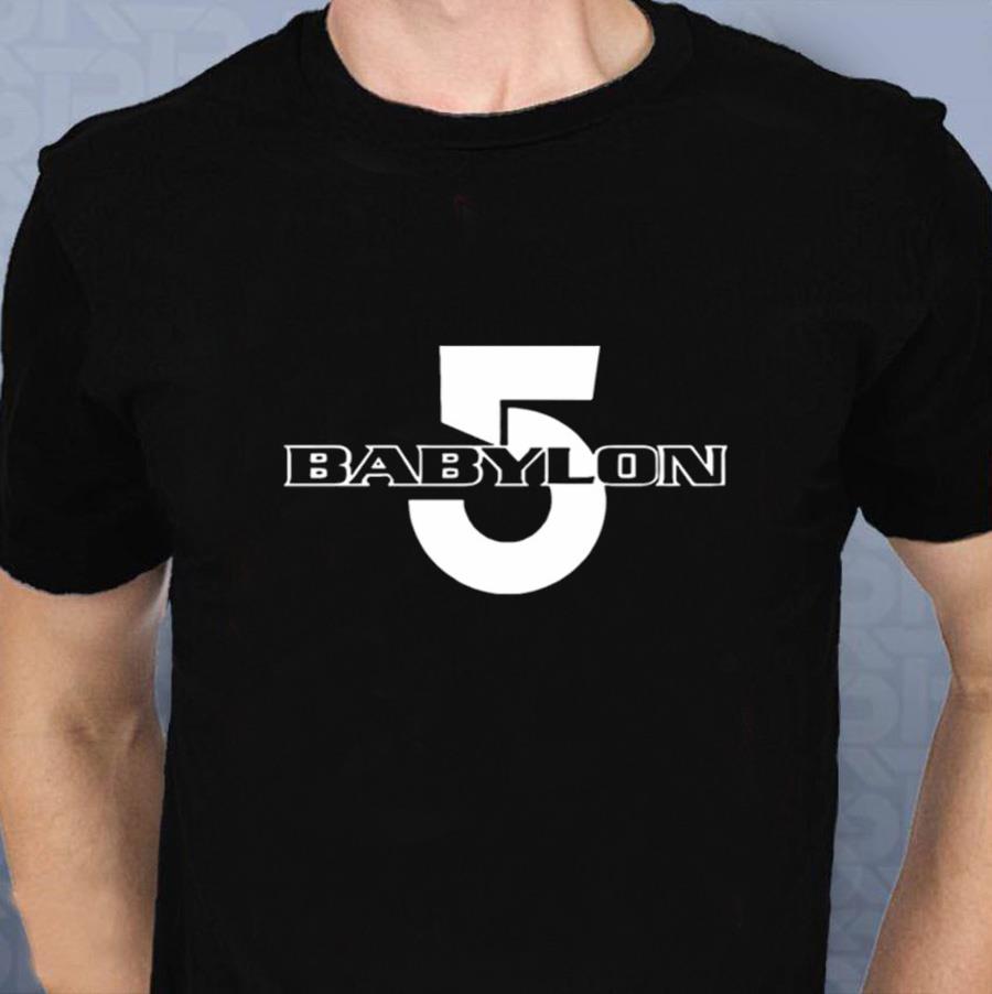 Babylon 5 films logo retro vintage shows T-shirts S-5XL
