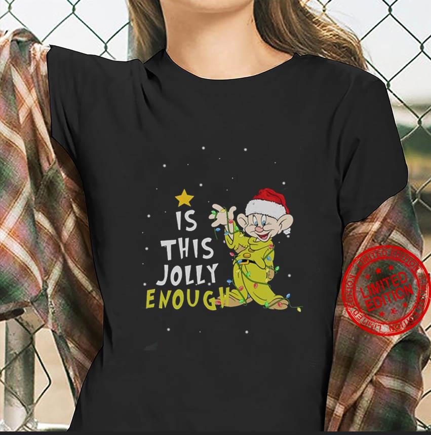 Ugly Sweater. Funny Is This Jolly Enough Shirt Grumpy Dwarf. T-Shirt Ugly Sweater. Funny Is This Jolly Enough Shirt Grumpy Dwarf. T-Shirt