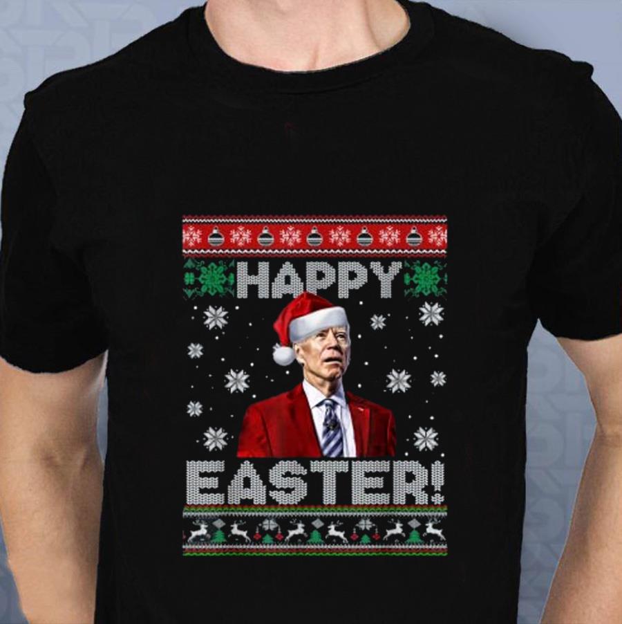 Joe Biden Eating Ice Cream Ugly Christmas Sweater