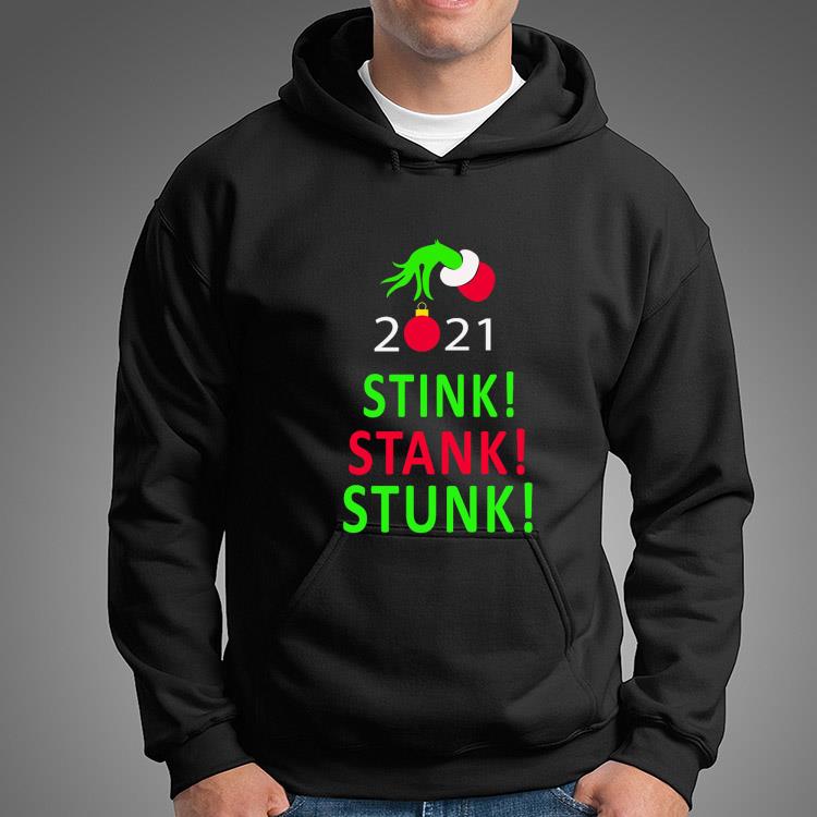 Official Grinch Hand Holding Truck Stink Stank Stunk Christmas