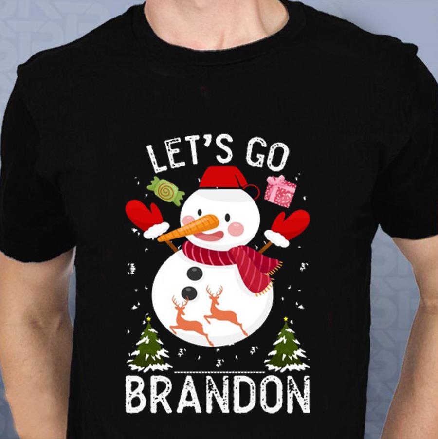 Men's Let's Go Brandon LGB Funny Tacky Christmas Sweater Long