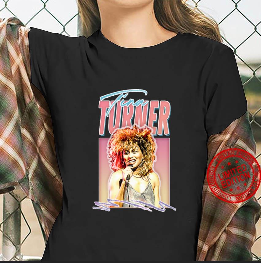 Tina Turner 80s style retro t-shirt