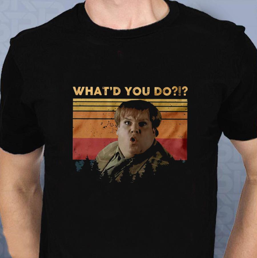 chris farley tight shirt