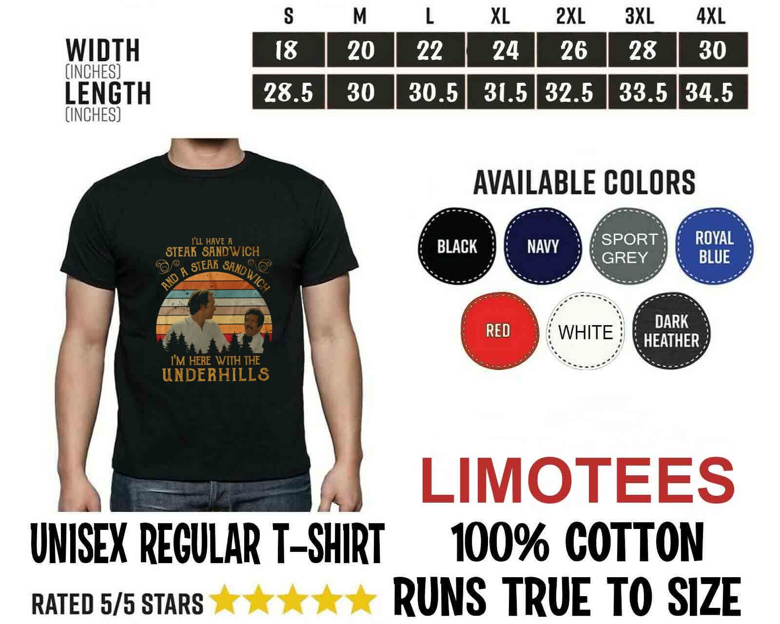 I'm here with the underhills dr dolan m emmet walsh movie t-shirt