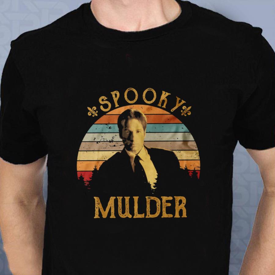 Spooky mulder fox mulder david duchovny the x-files vintage t-shirt