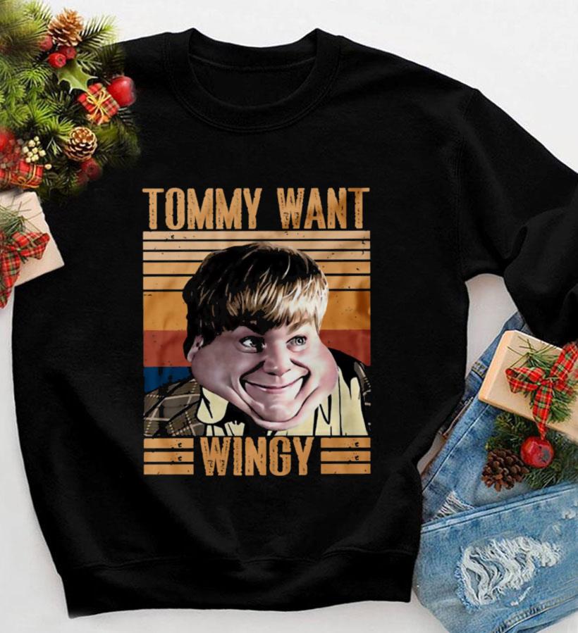 Tommy likey tommy want wingy chris farley tommy boy vintage t-shirt