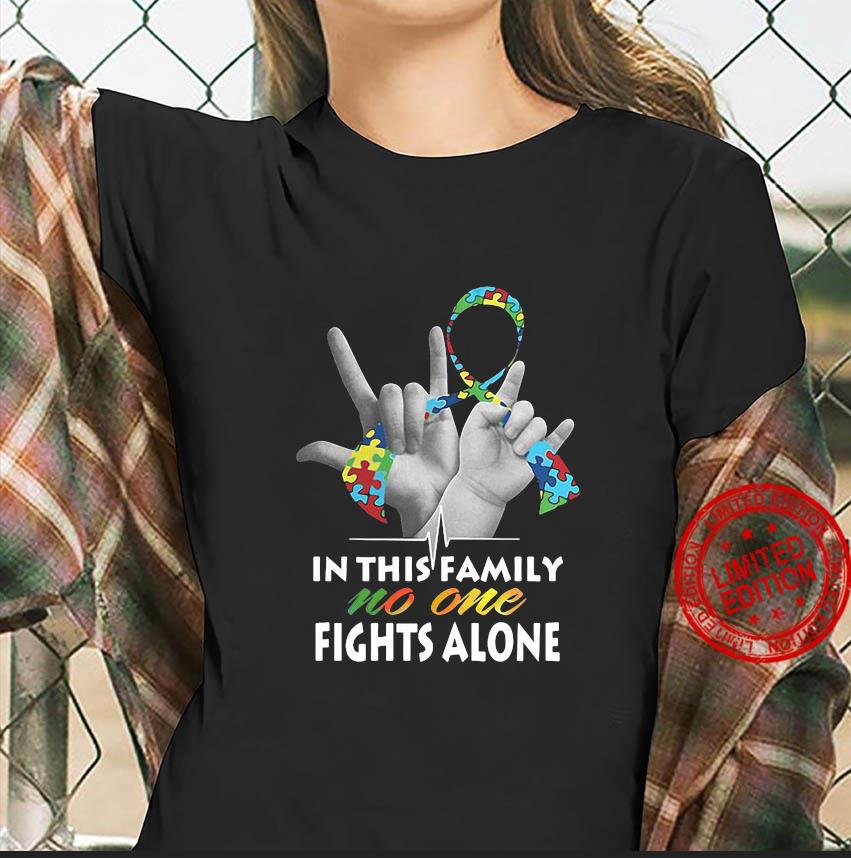 Atlanta Falcons Autism In This Family No One Fights Alone American Flag t- shirt, hoodie, sweater, long sleeve and tank top