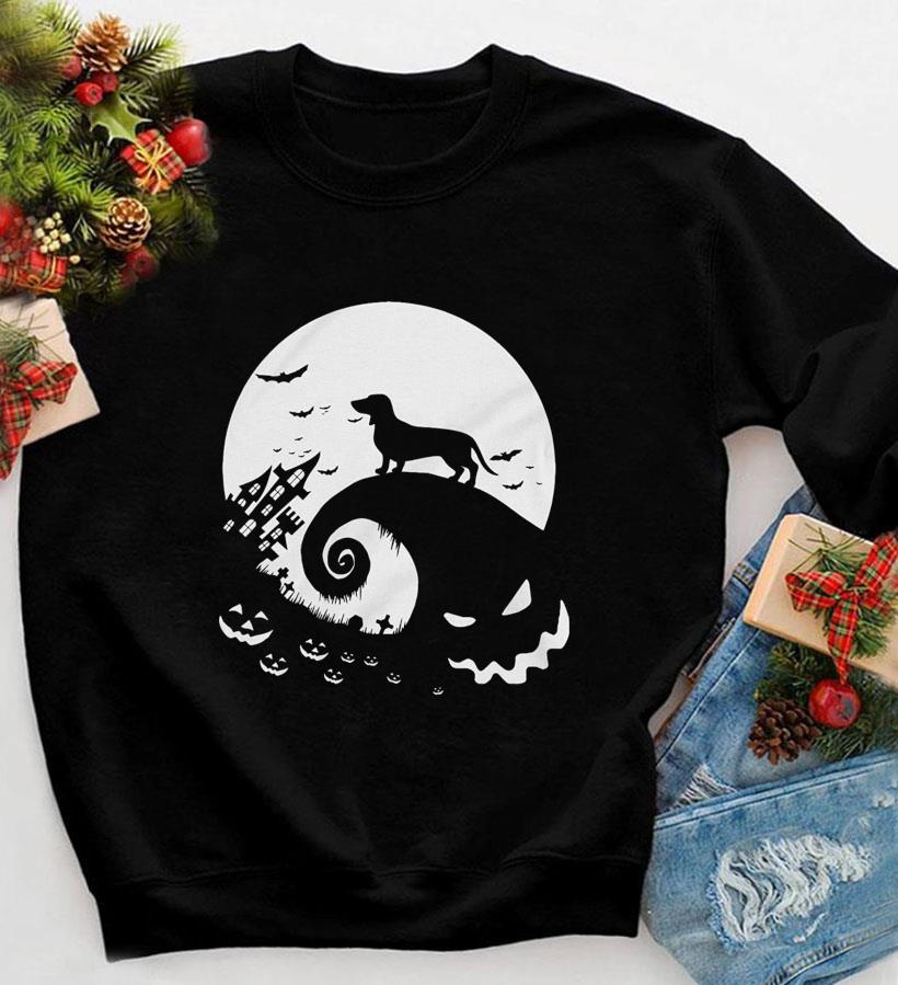 Dachshund nightmare before Christmas vintage t shirt