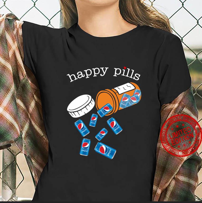 fotoelektrisk Hub Jernbanestation Happy pills Pepsi funny t-shirt