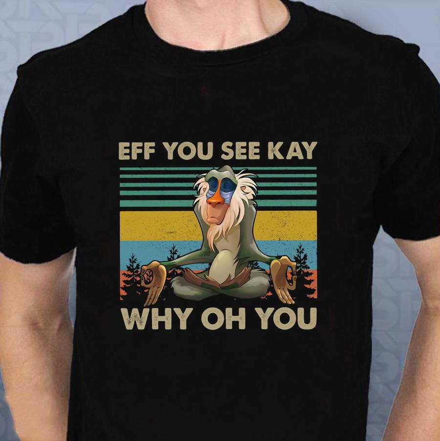 Eff You See Kay Why Oh You Funny Drinking Wine T-Shirt Eff You See Kay Why Oh You Funny Drinking Wine T-Shirt