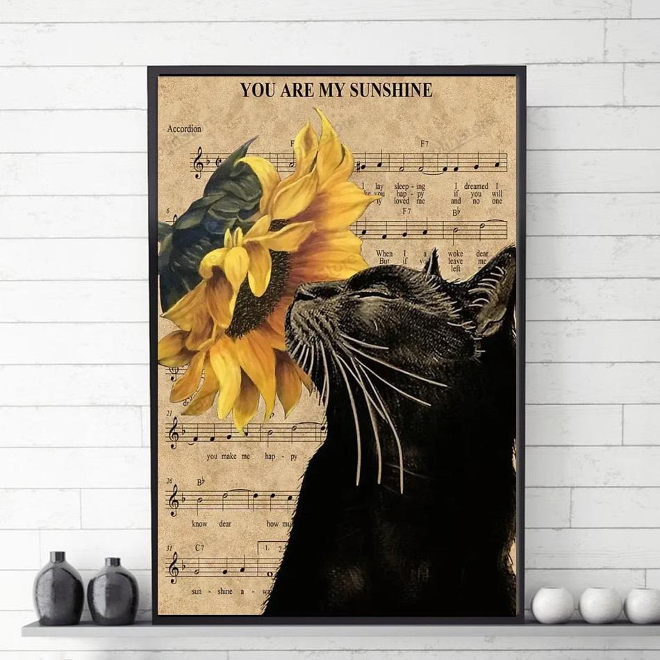 Alpaca sunflower my sunshine lyrics poster canvas