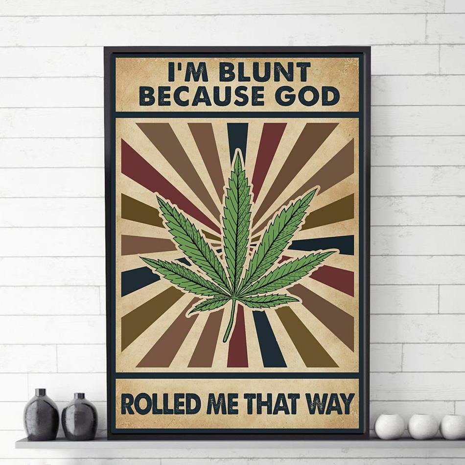I'm Blunt Because God Rolled Me That Way Weed Tank Top I'm Blunt Because God Rolled Me That Way Weed Tank Top