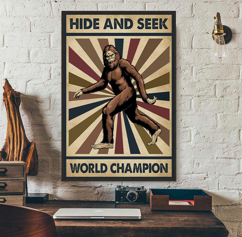 Bigfoot hide and hot sale seek world champion