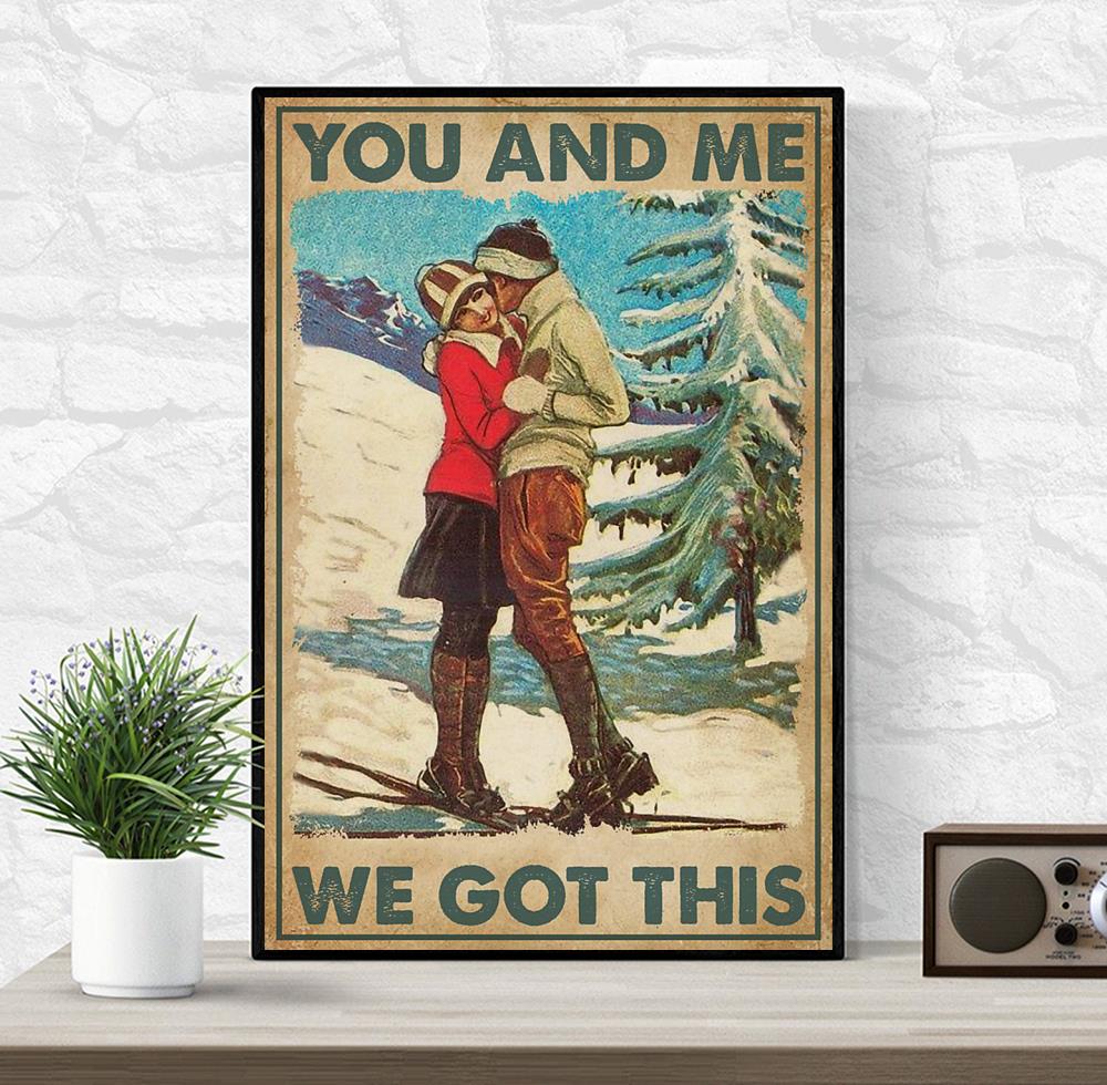Personalized Couple Canvas, Christmas Gifts For Couple - Limotees