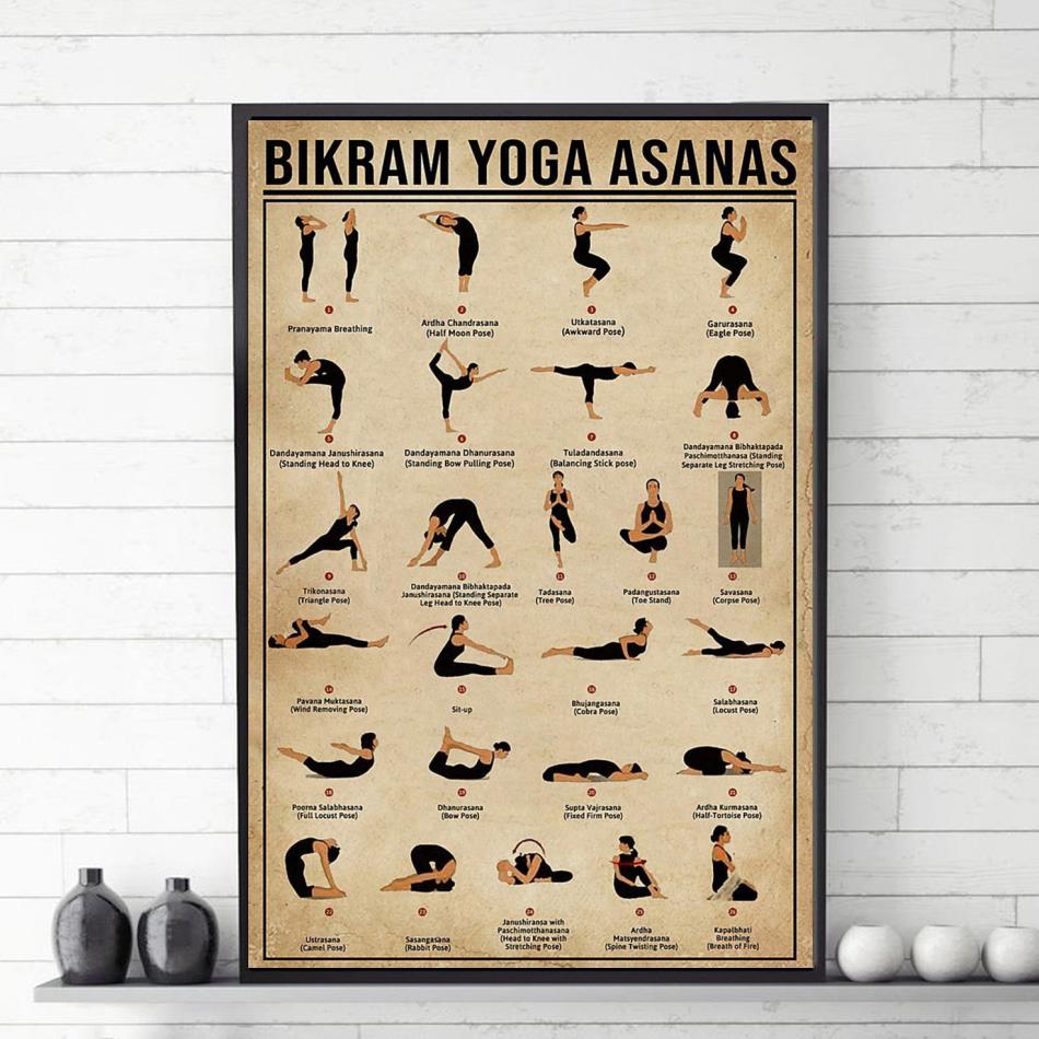Bikram Yoga Wall Art for Sale