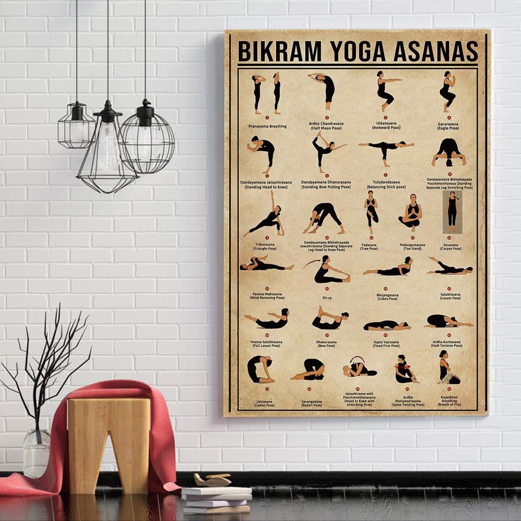 Yoga Pose Cards: 26 Postures Guide Printable PDF, At-home Hot Yoga Series  With Detailed Instructions and Teacher Cues - Etsy