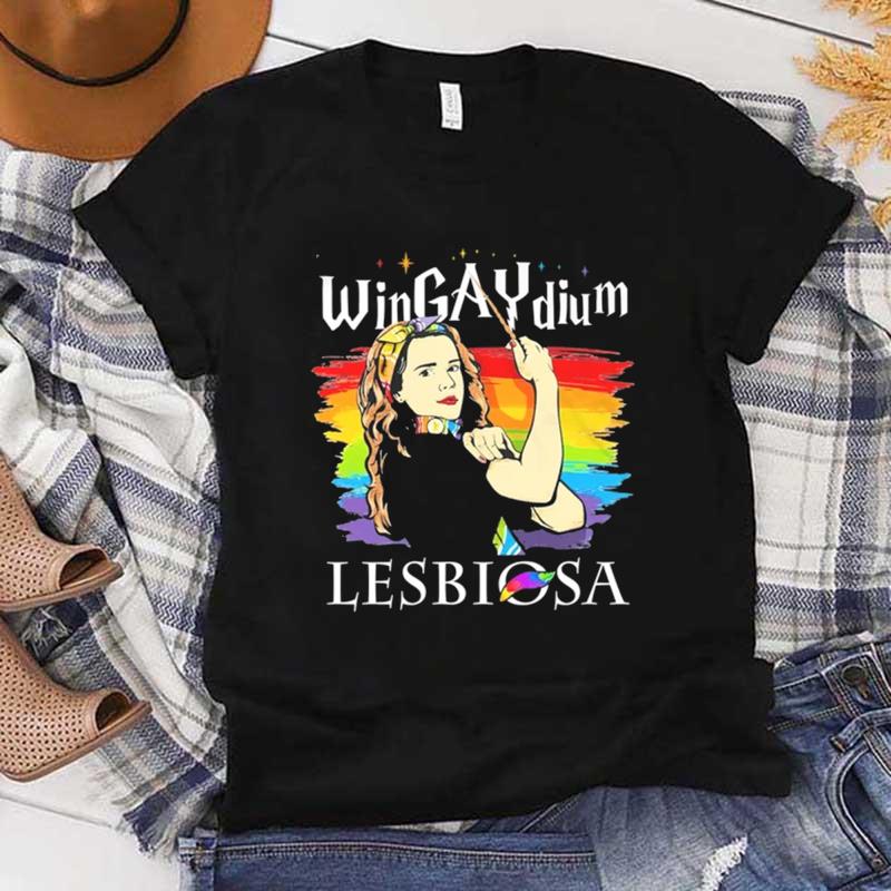 Wingaydium Lesbiosa Womens Shirt | Gay Pride Shirt 2018 Wingaydium Lesbiosa Womens Shirt | Gay Pride Shirt 2018