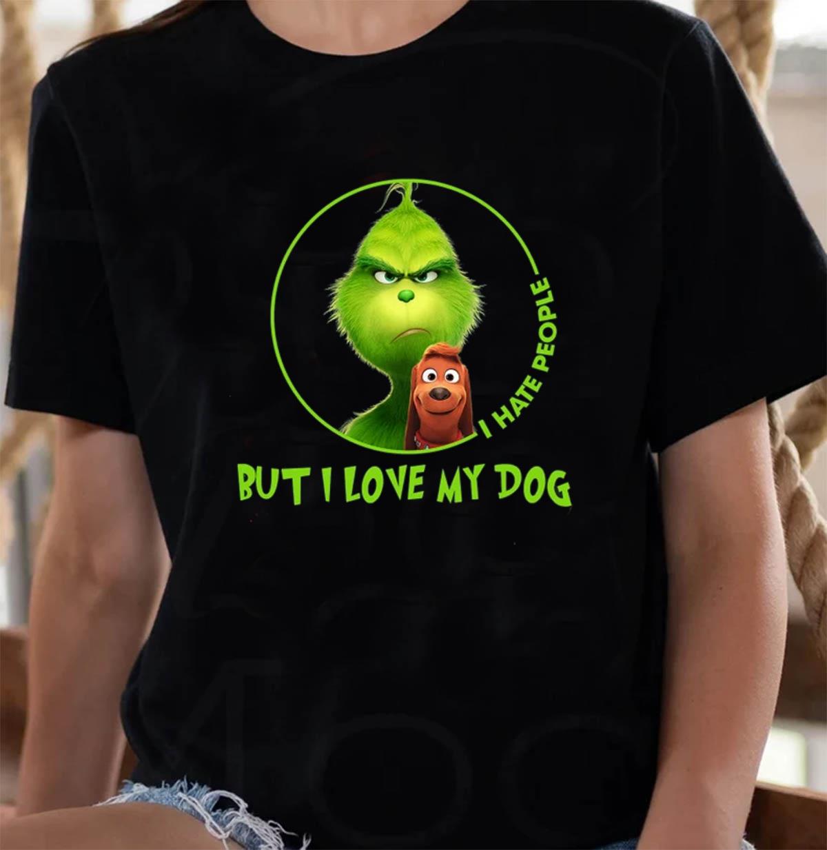 grinch dog shirts