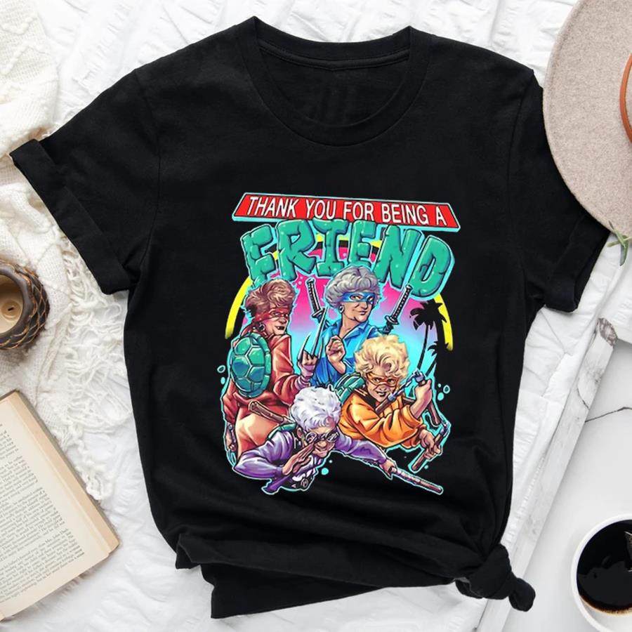 Golden Girls Teenage Mutant Ninja Turtle vintage t-shirt - Limotees