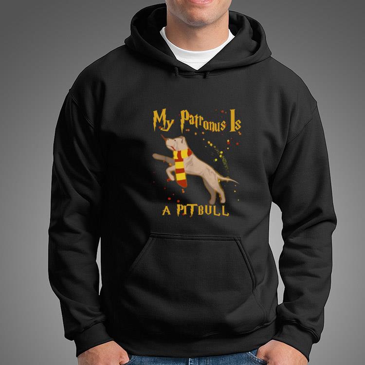 My Patronus Is A Pitbull Dog Christmas Tshirt Gifts
