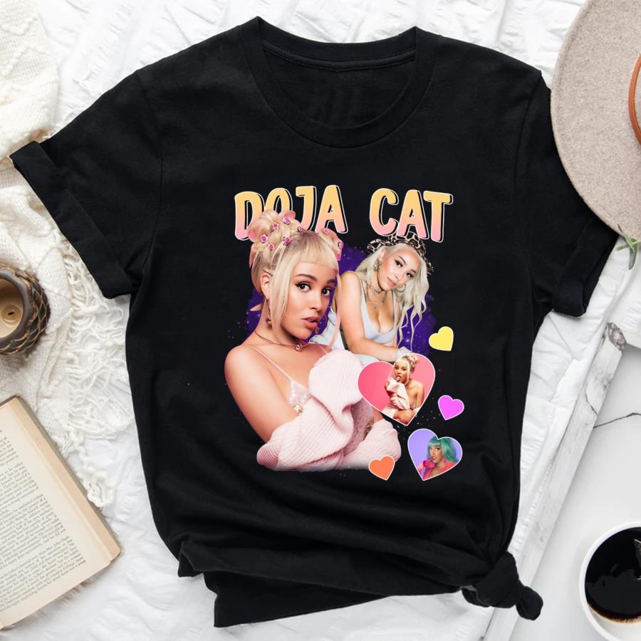 Doja cat rap music movie 90'S t-shirt Limotees