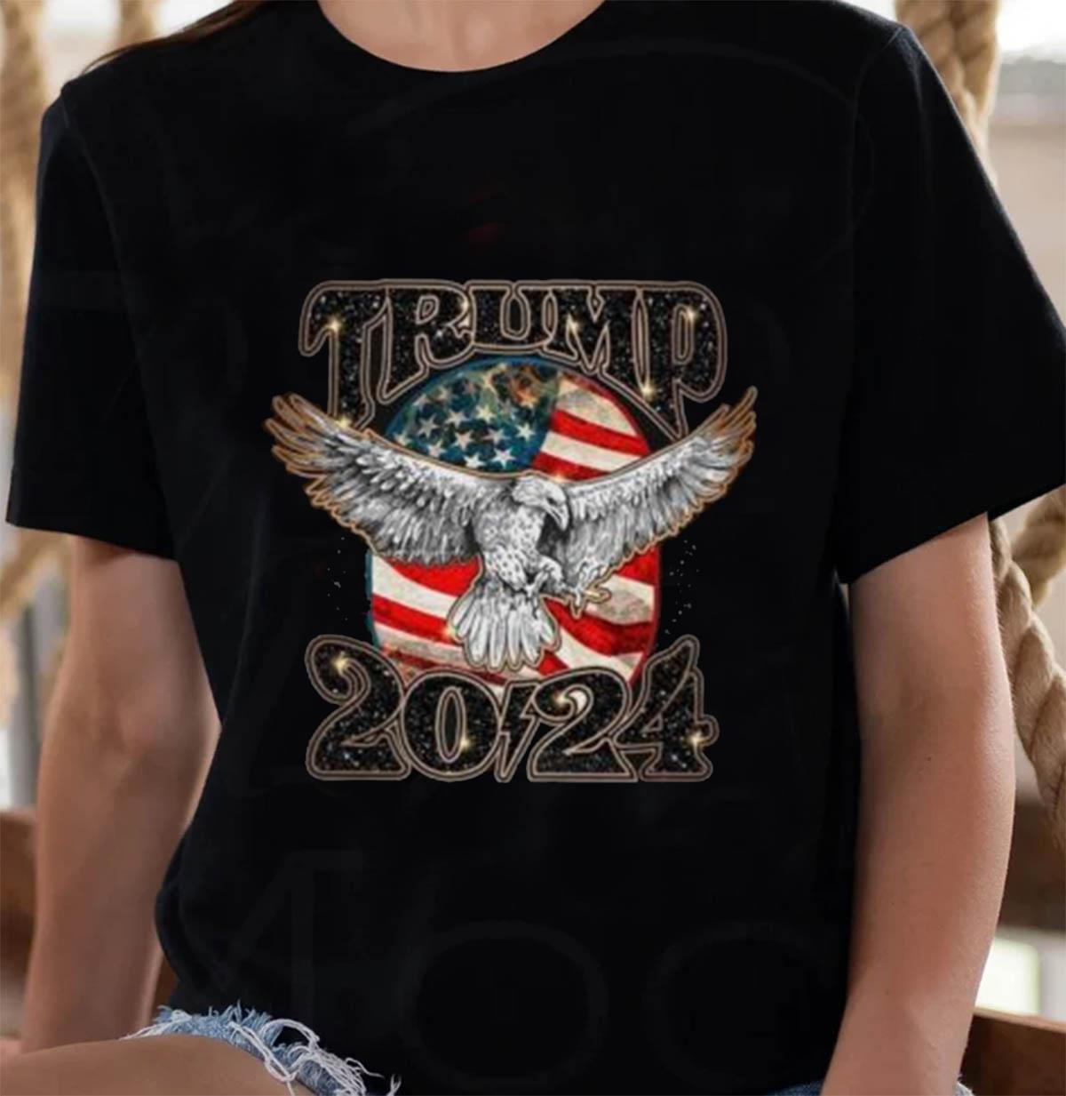 Eagle Trump 2024 election US t-shirt - Limotees