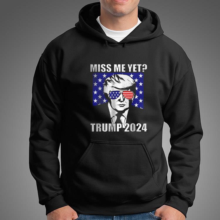 Glasses miss me yet Trump election 2024 t-shirt - Limotees