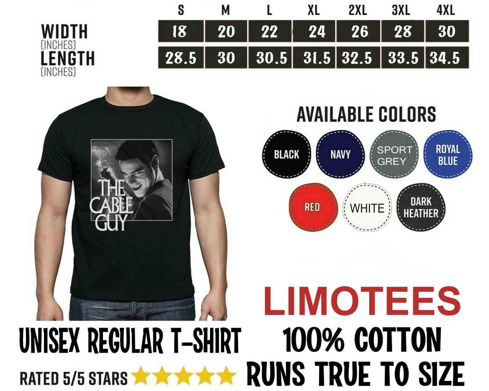 The Cable Guy 90s movie poster t-shirt - Limotees