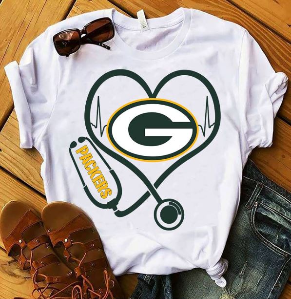 Love Green Bay Packers nurse shirt, ladies shirt, hoodie and sweater