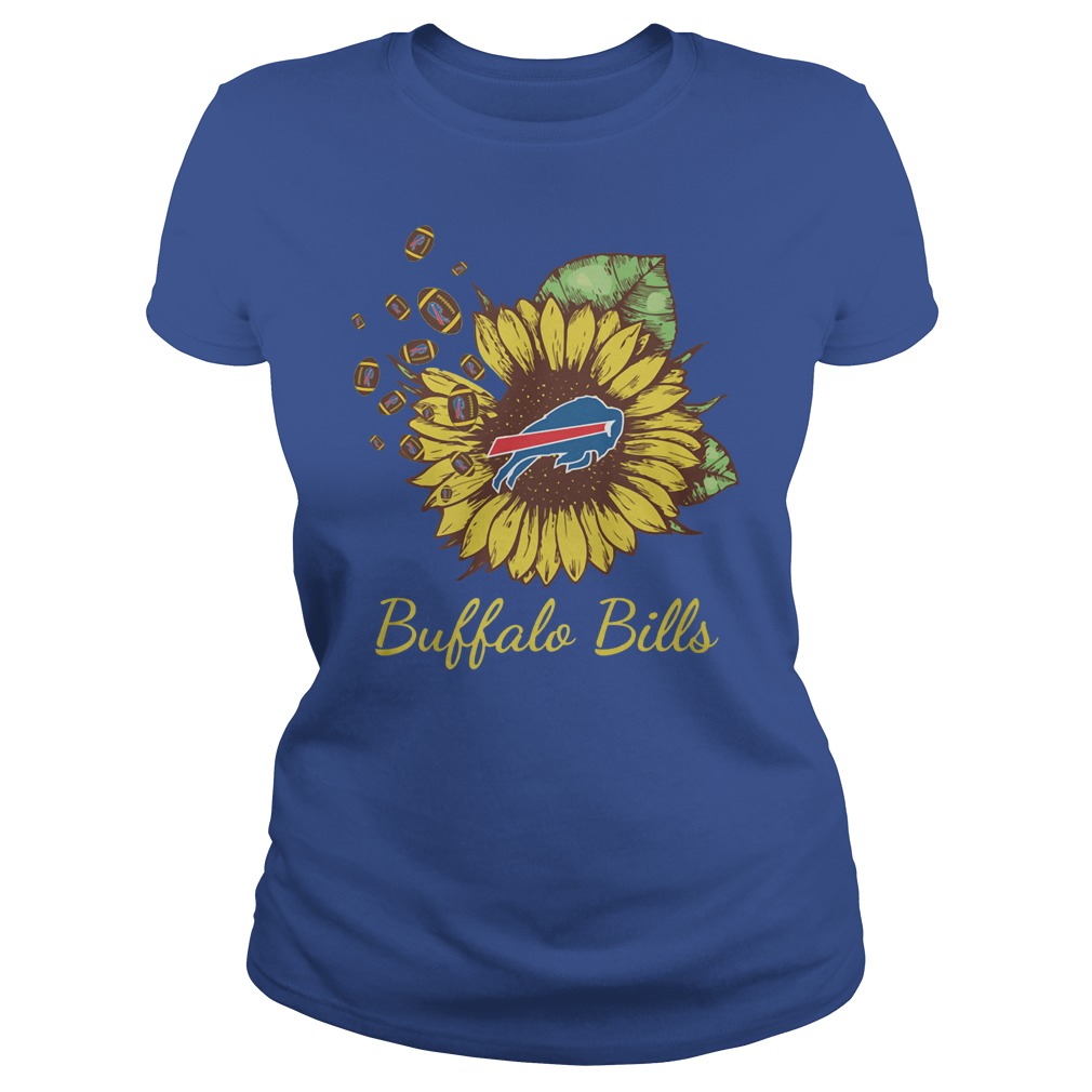 Buffalo Bills Sunflower  Southern Wrapsody T-Shirts