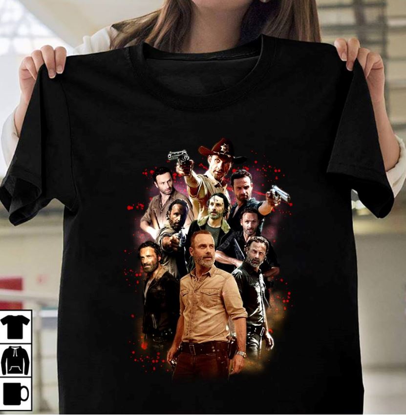 The Walking Dead Rick Grimes and Gang T-Shirt