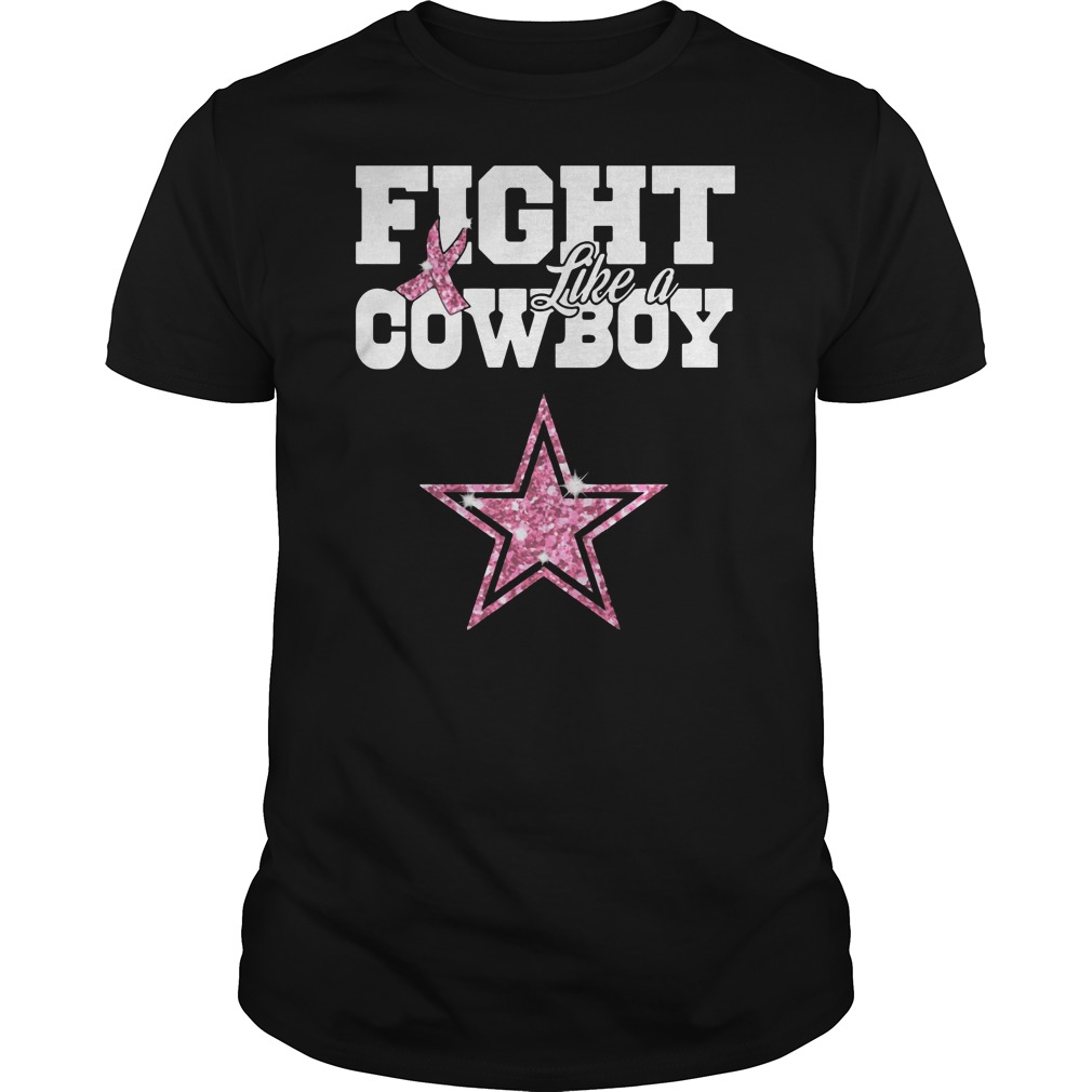 Fight like a Cowboys breast cancer shirt - Kingteeshop