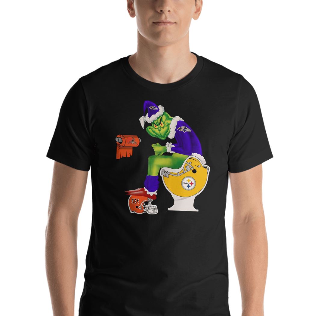 Baltimore Ravens Grinch Toilet Shirt