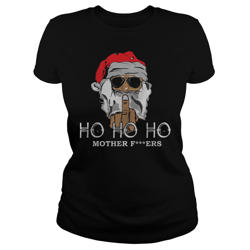 Skull Santa Ho Ho Ho Mother Fuckers Shirt Guys Shirt Hoodie And Sweater 8227