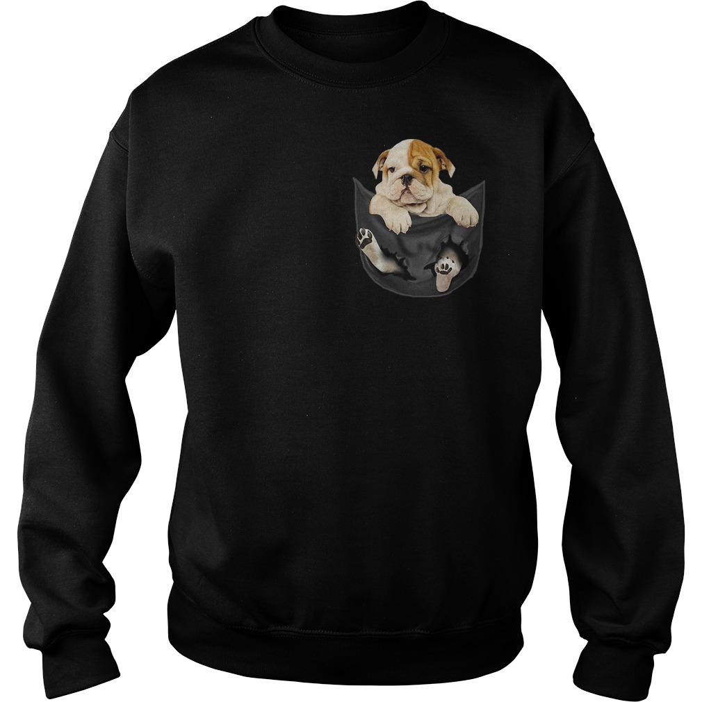 English Bulldog In Pocket Shirt English Bulldog In Pocket Shirt