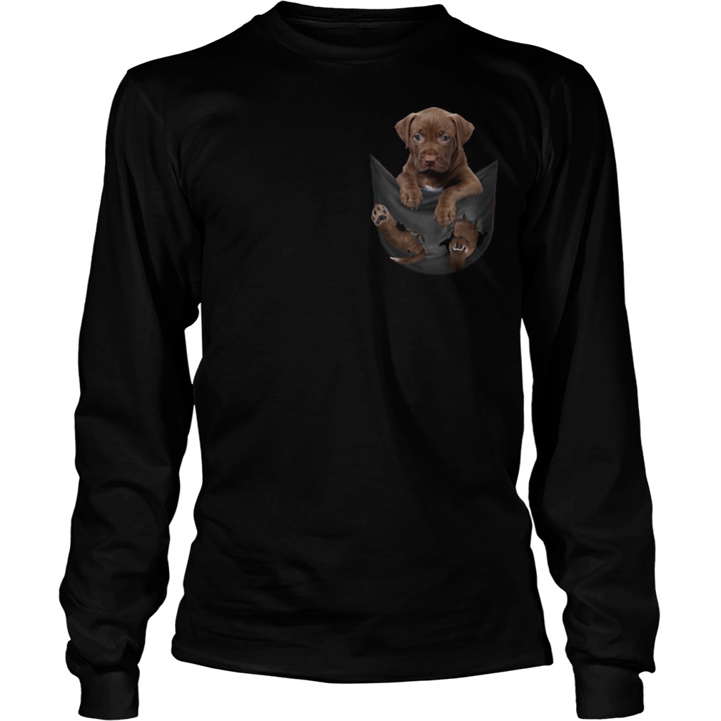 pitbull pocket shirt