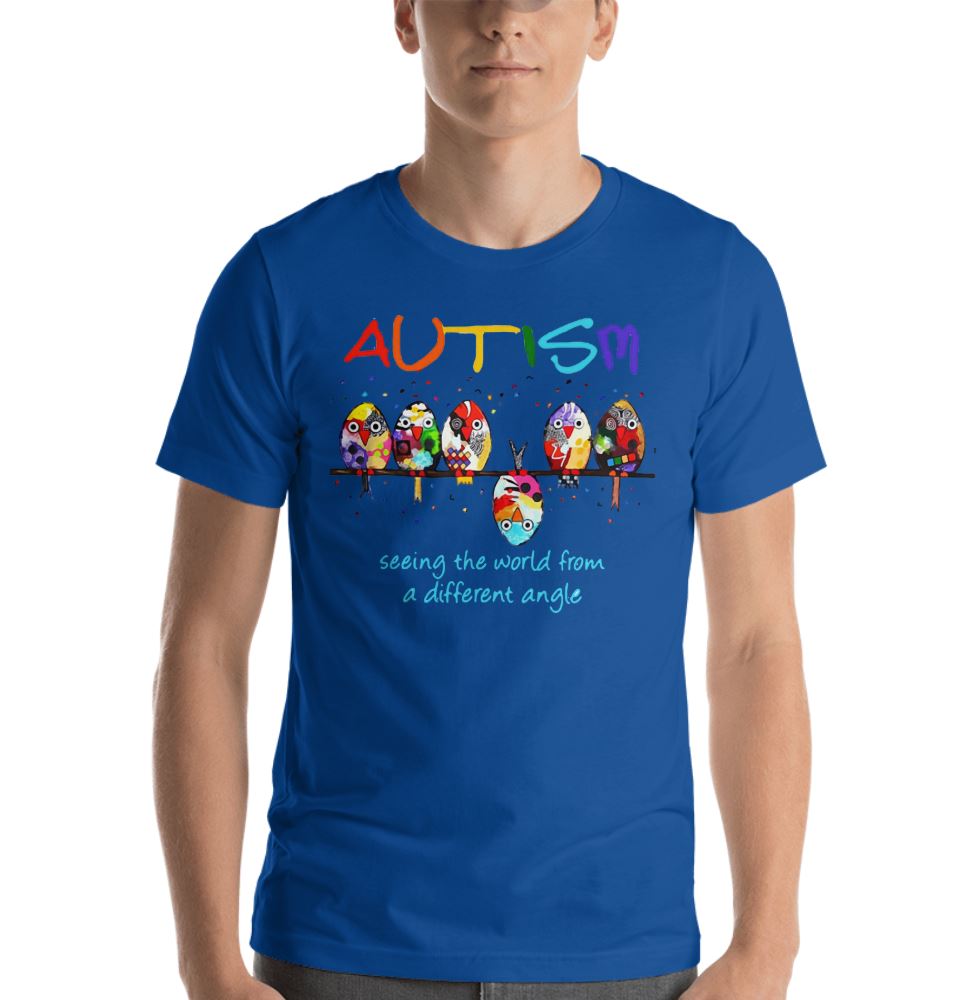 Autism Owl seeing the world from a different angle shirt