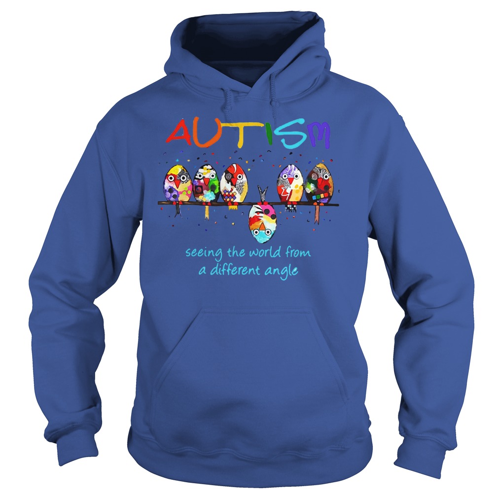 Autism Owl seeing the world from a different angle shirt