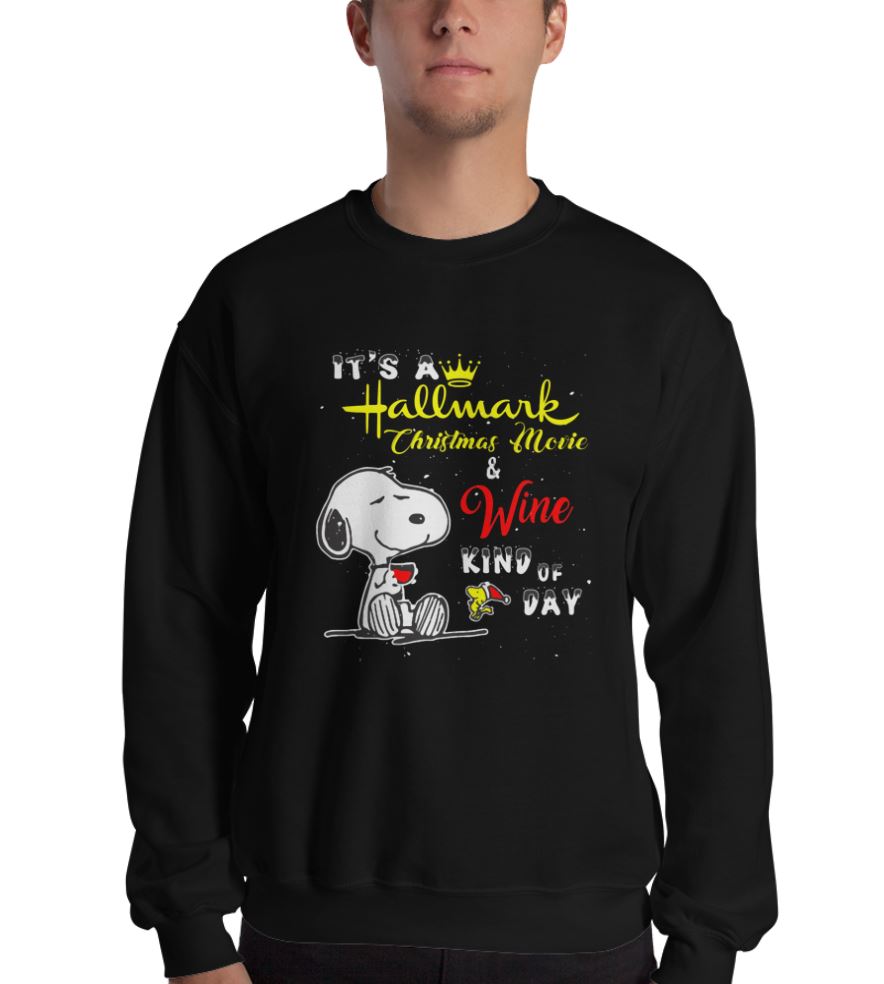 hallmark movie and wine shirt
