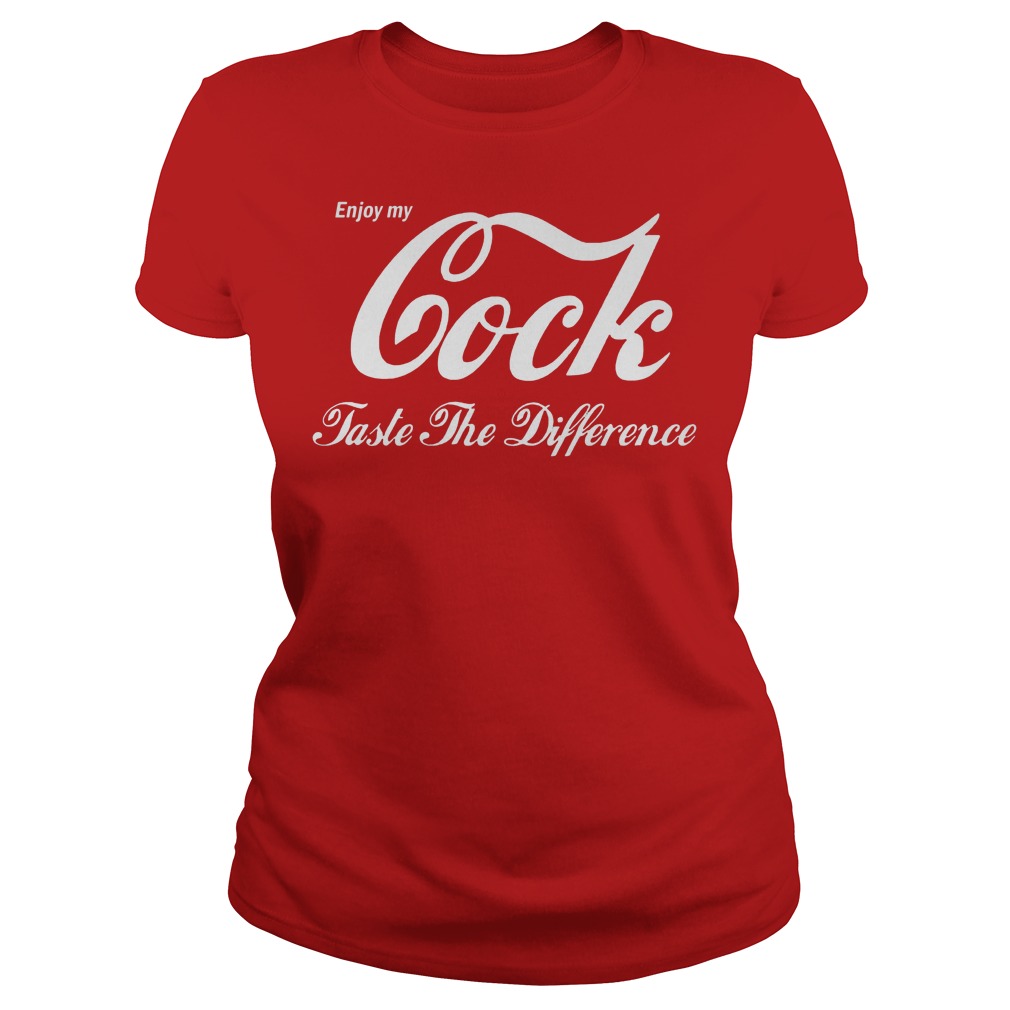 Enjoy My Cock Taste The Difference Christmas T-Shirt Enjoy My Cock Taste The Difference Christmas T-Shirt