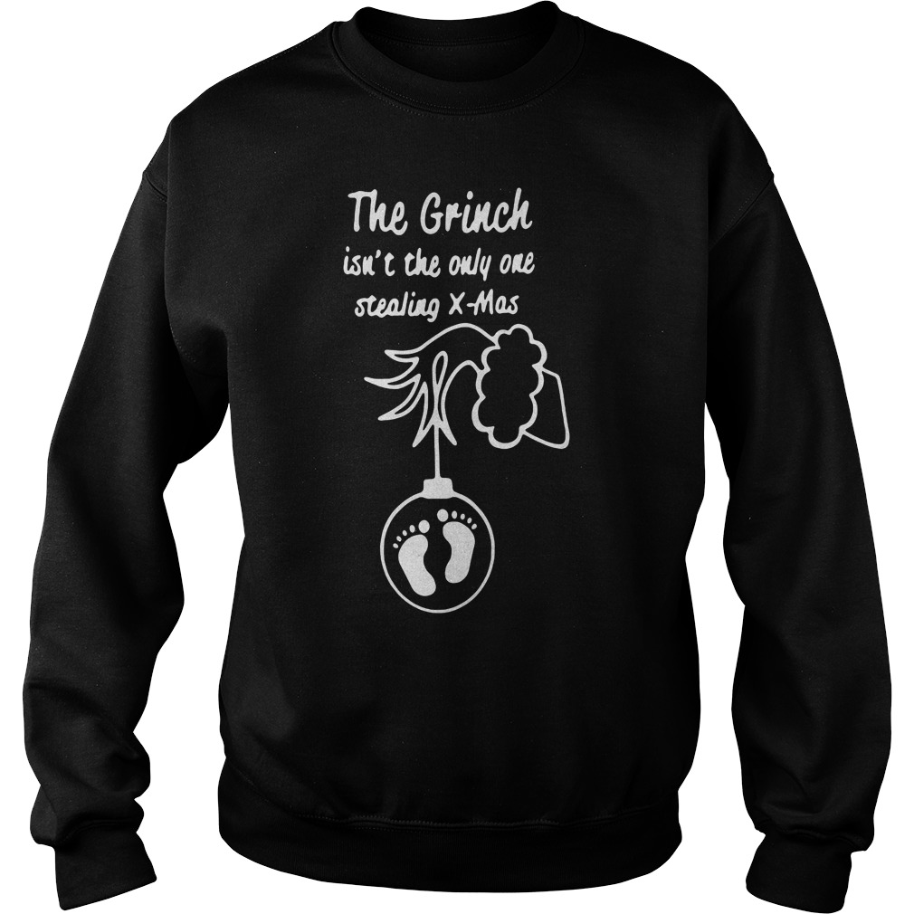 The Grinch isn't the only one stealing Xmas baby ornament shirt