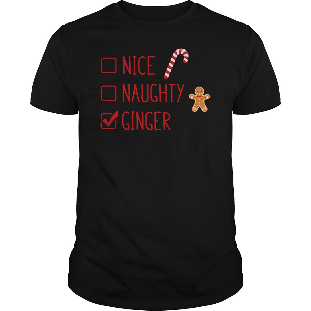 ginger christmas shirt