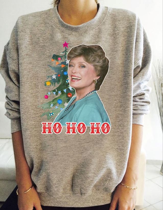 Blanche Devereaux ho ho ho Golden Girls Christmas shirt ladies shirt