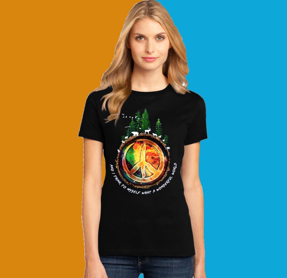 Friends I Think To Myself What A Wonderful World Shirt Friends I Think To Myself What A Wonderful World Shirt