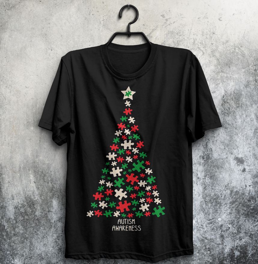 Autism christmas shirts Clearance