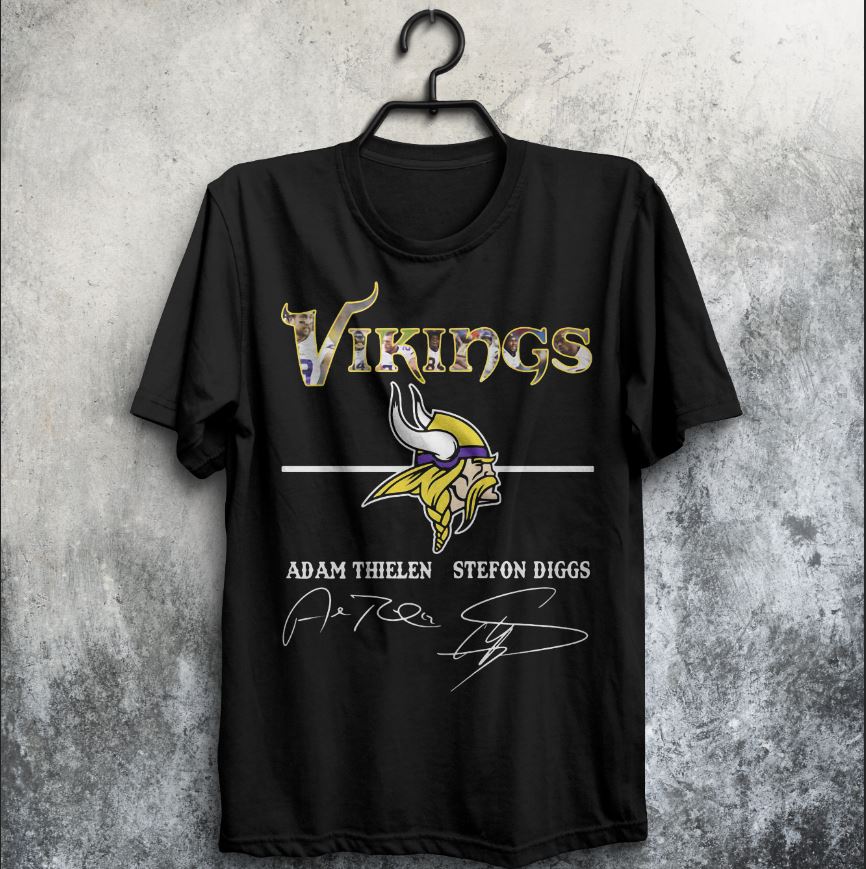 Minnesota Vikings Adam Thielen and Stefon Diggs signature shirt